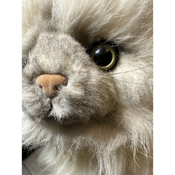 VTG Russ Berrie Yomiko Realistic Himalayan Cat Kitten Green Eyes Korea HTF - Picture 16 of 16